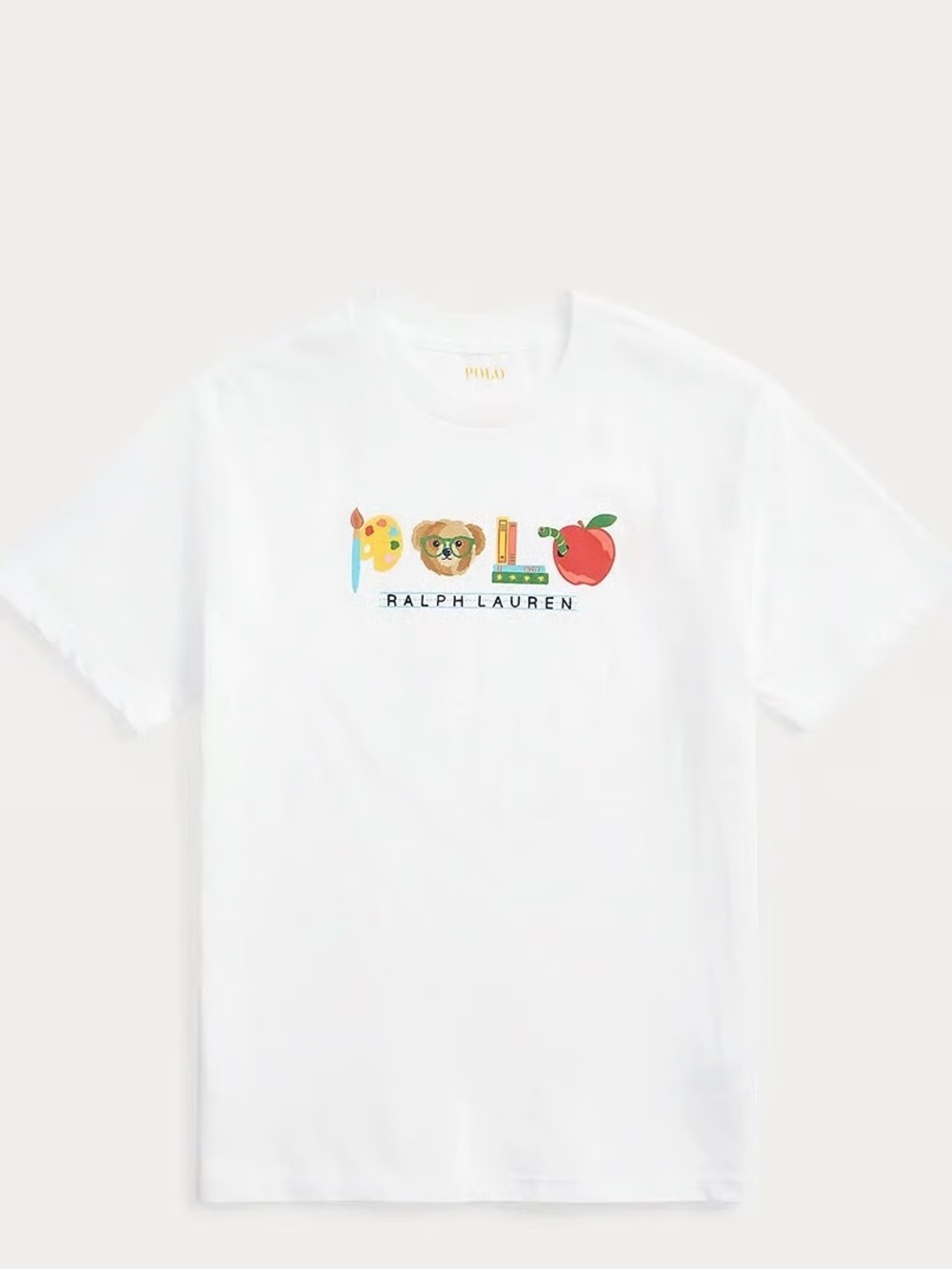 Sz Various Ralph Lauren Kids White Graphic Logo T-Shirt
